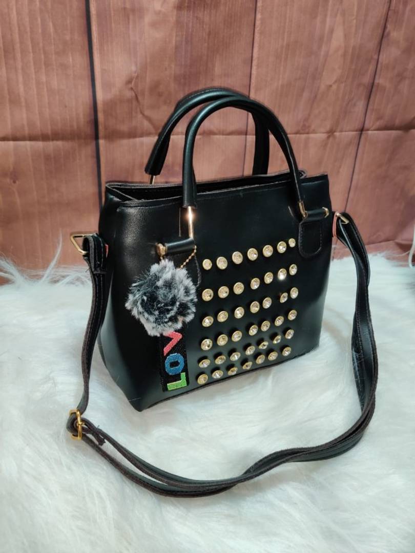 Trendy PU Leather Outer With Cotton Inner Sling Bag For Women